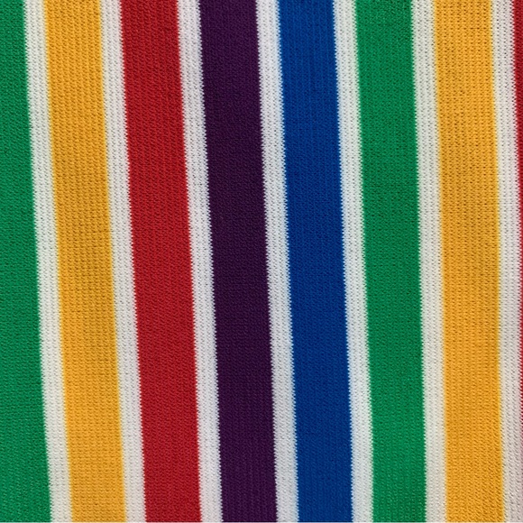 Forever 21 Rainbow Stripe Romper Shorts M - Picture 4 of 10